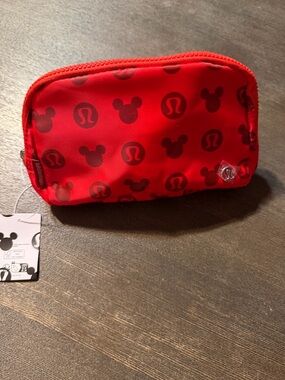 lululemon athletica  Red Mickey Pouch